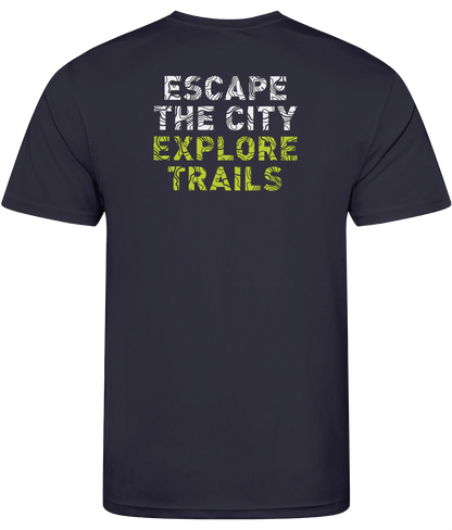 Men's recycled active Tee - navy