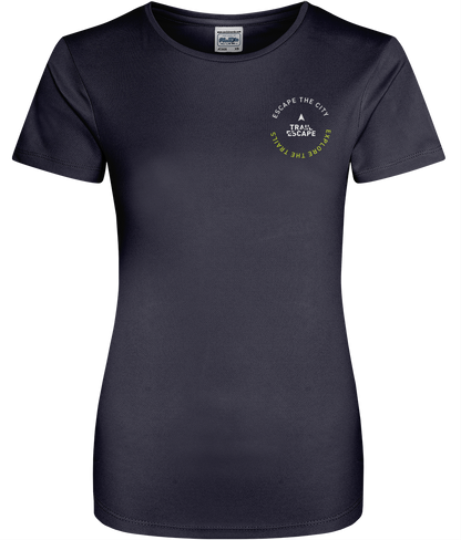 Women's recycled active Tee - navy