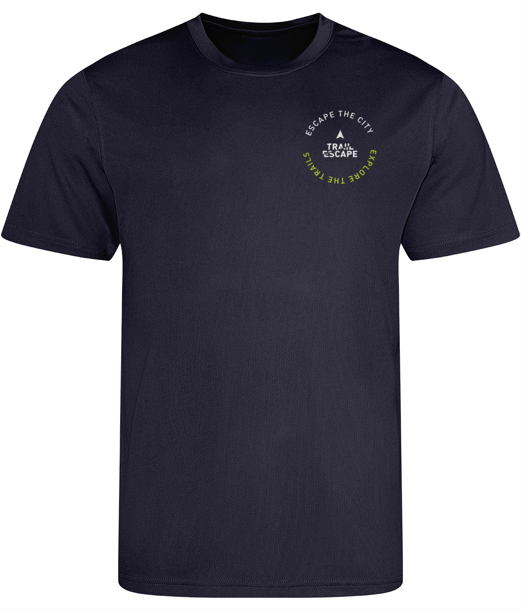 Men's recycled active Tee - navy